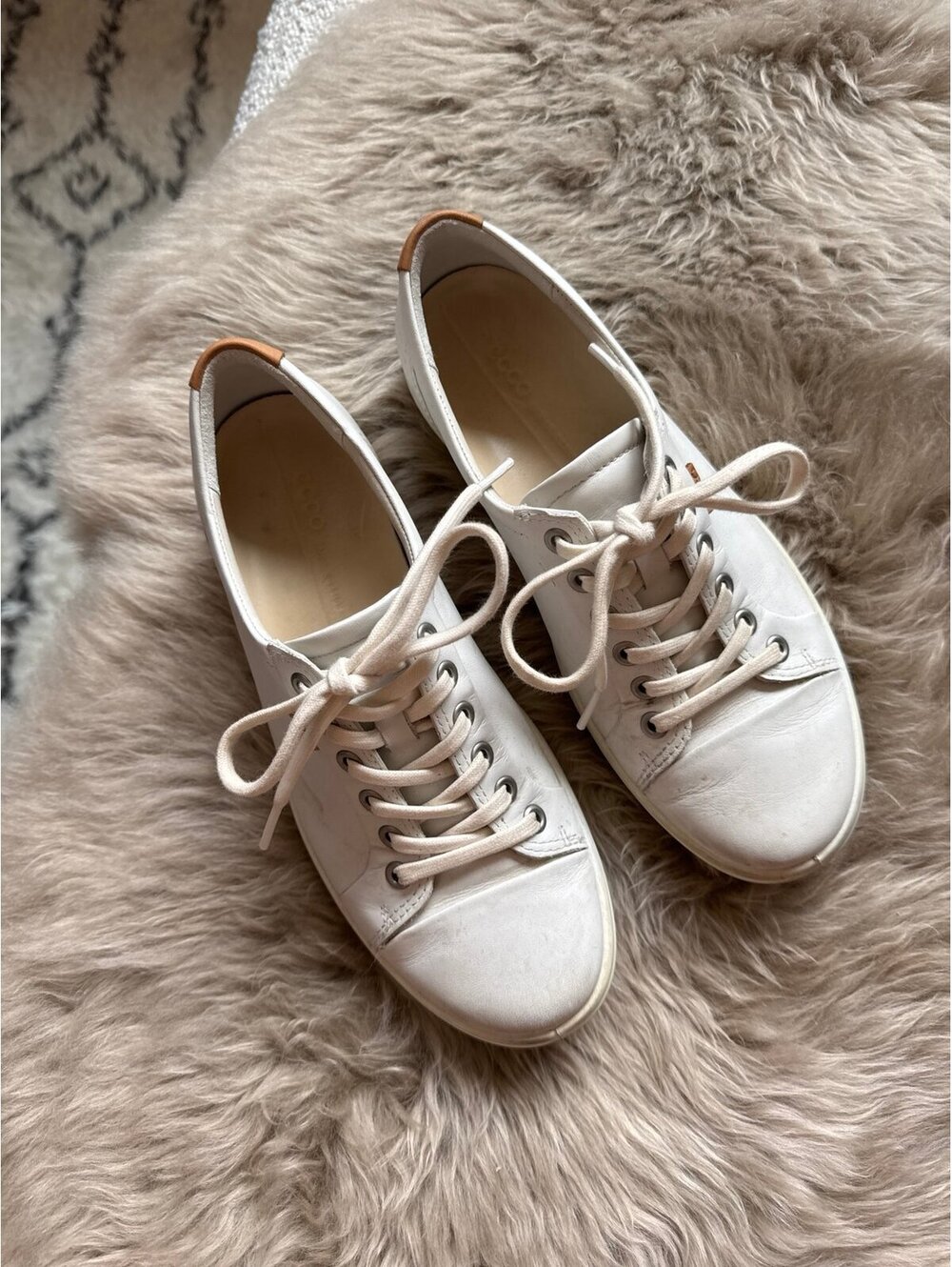 ECCO Women’s Leather Sneakers – Size 39